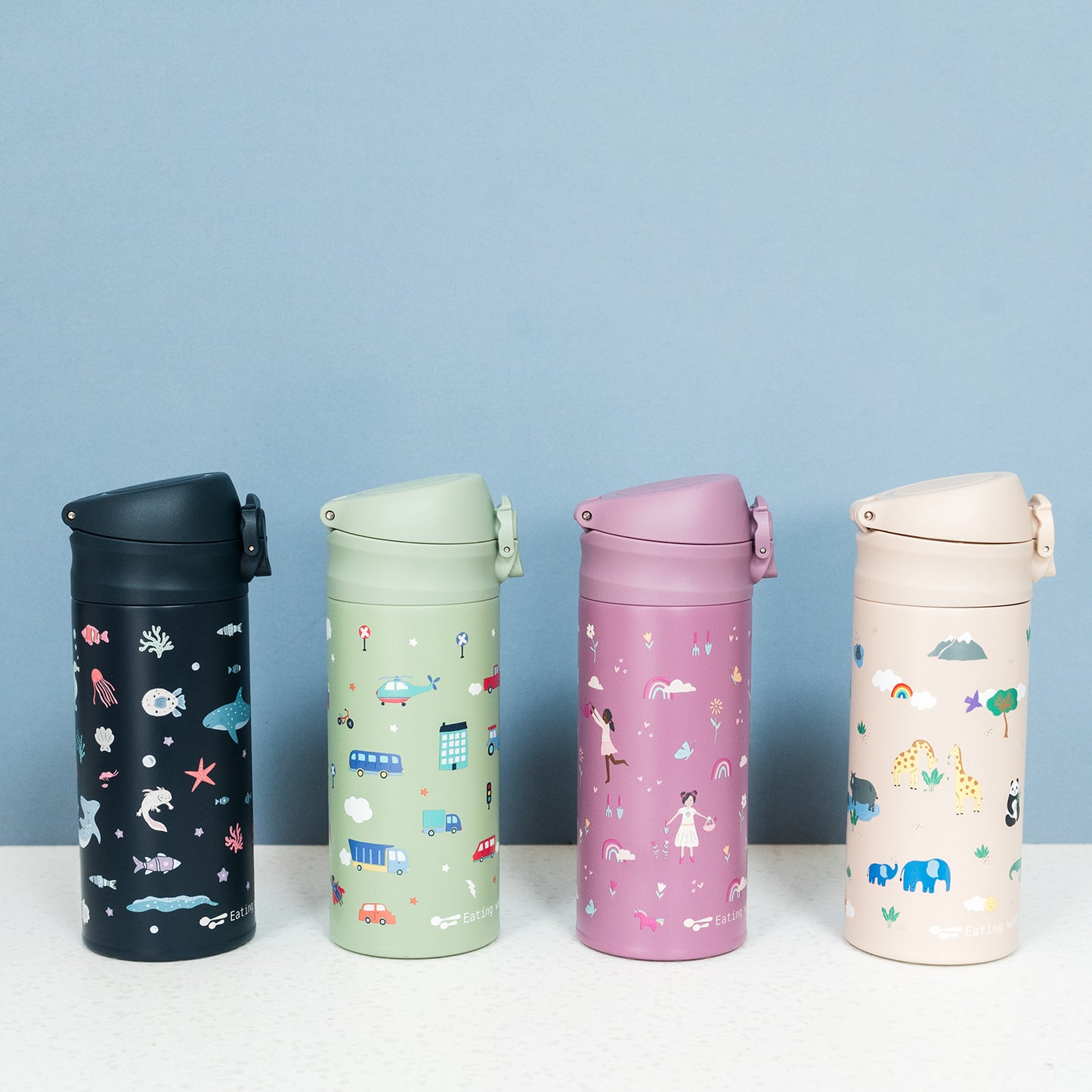 Toddler 350ml Stainless Steel Water Bottle (1+)