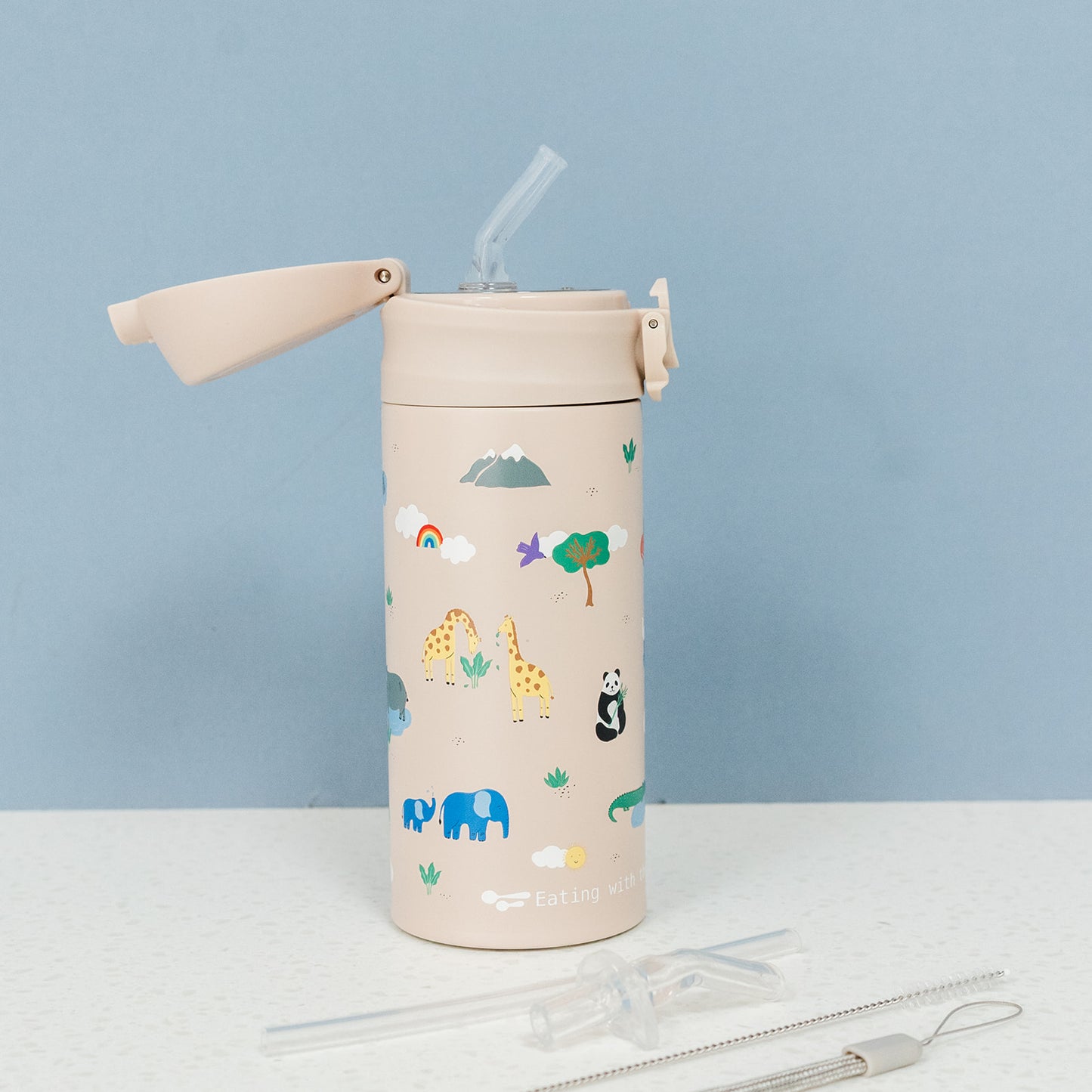 Toddler 350ml Stainless Steel Water Bottle (1+)