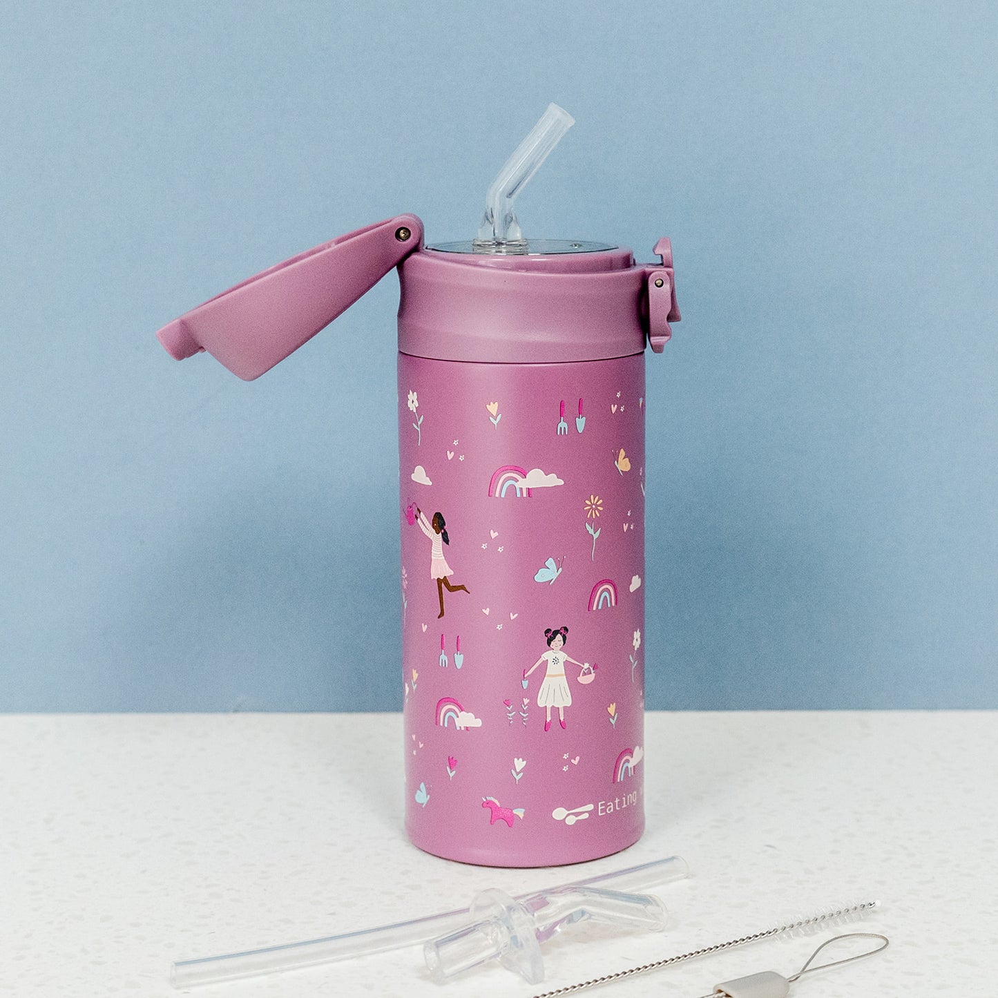 Toddler 350ml Stainless Steel Water Bottle (1+)