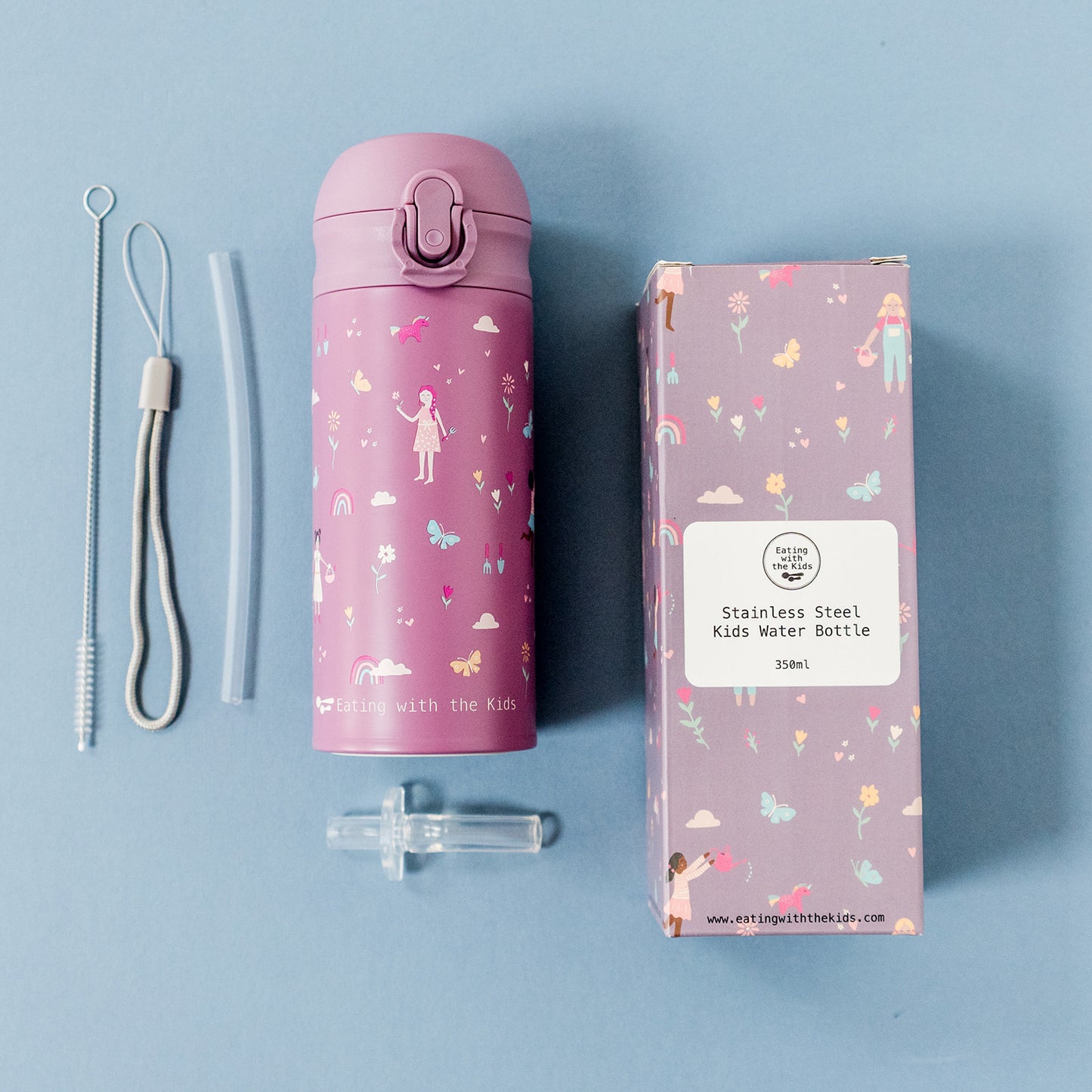 Toddler 350ml Stainless Steel Water Bottle (1+)