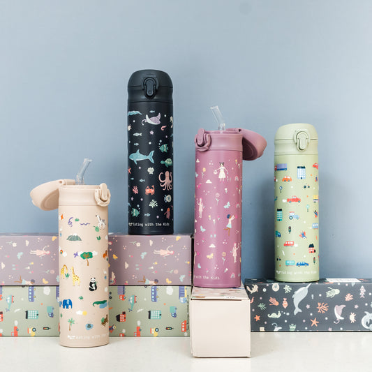 Kids 500ml Stainless Steel Water Bottle (4+)