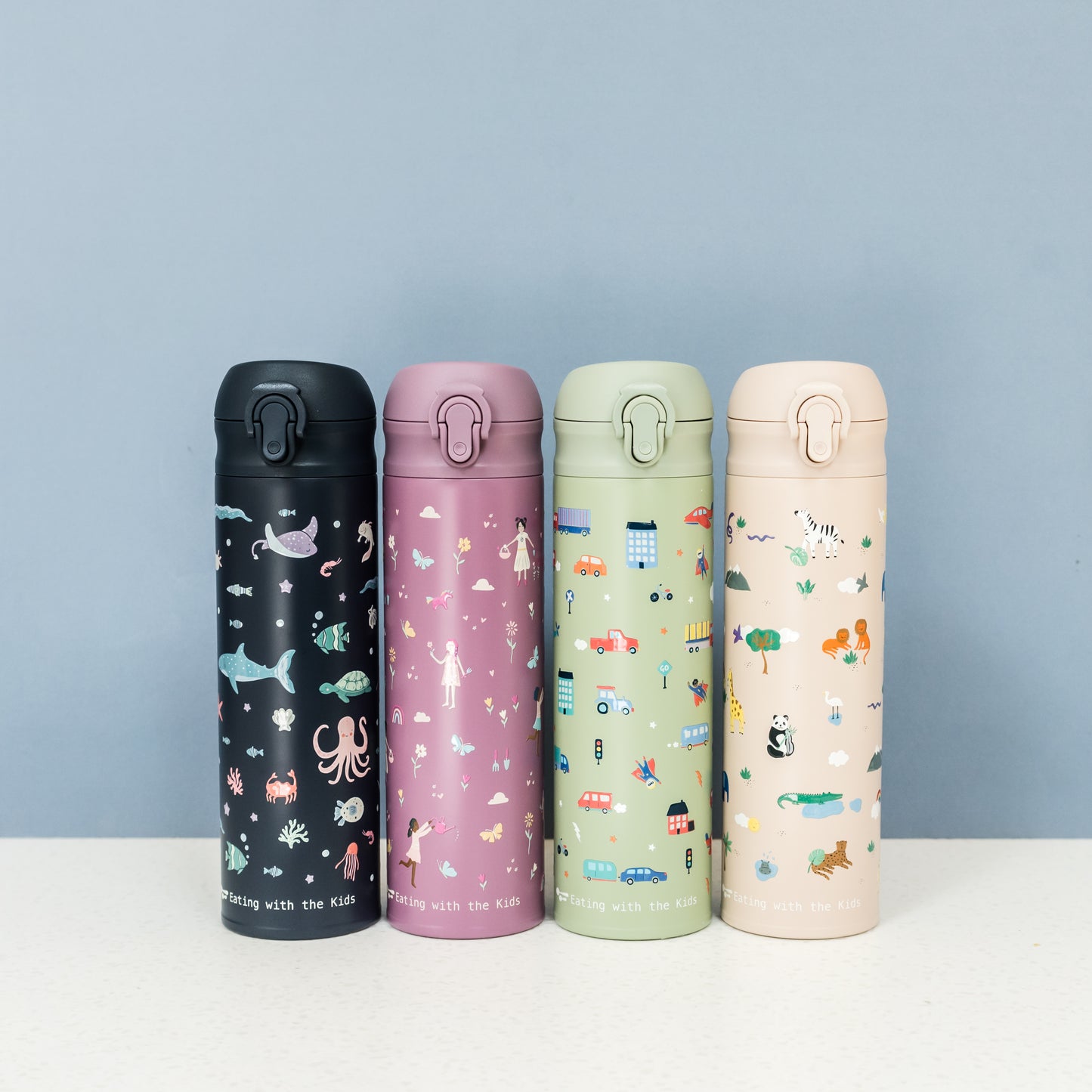 Kids 500ml Stainless Steel Water Bottle (4+)