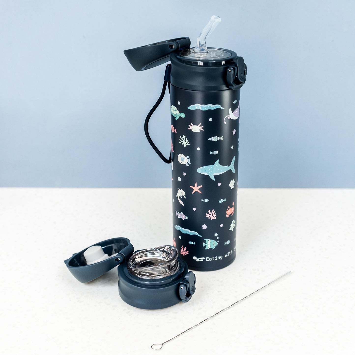 Kids 500ml Stainless Steel Water Bottle (4+)
