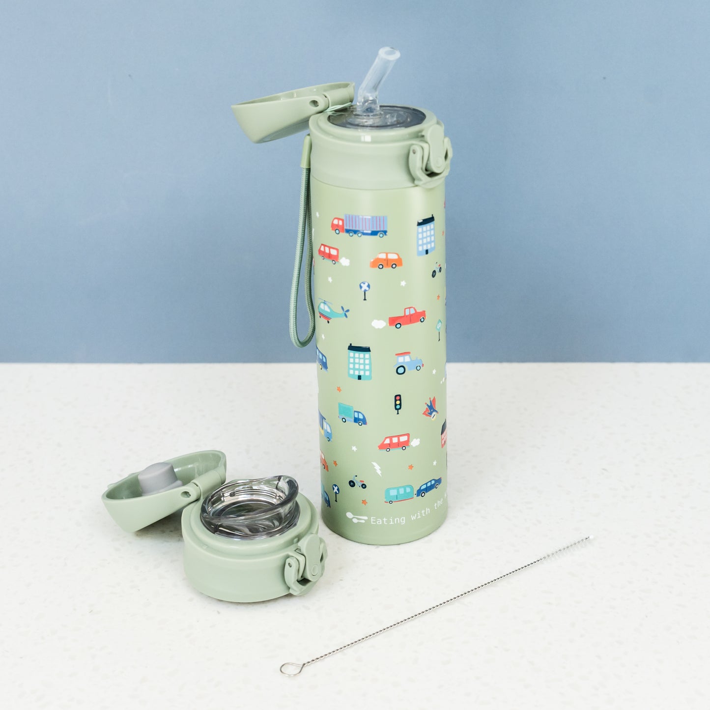 Kids 500ml Stainless Steel Water Bottle (4+)