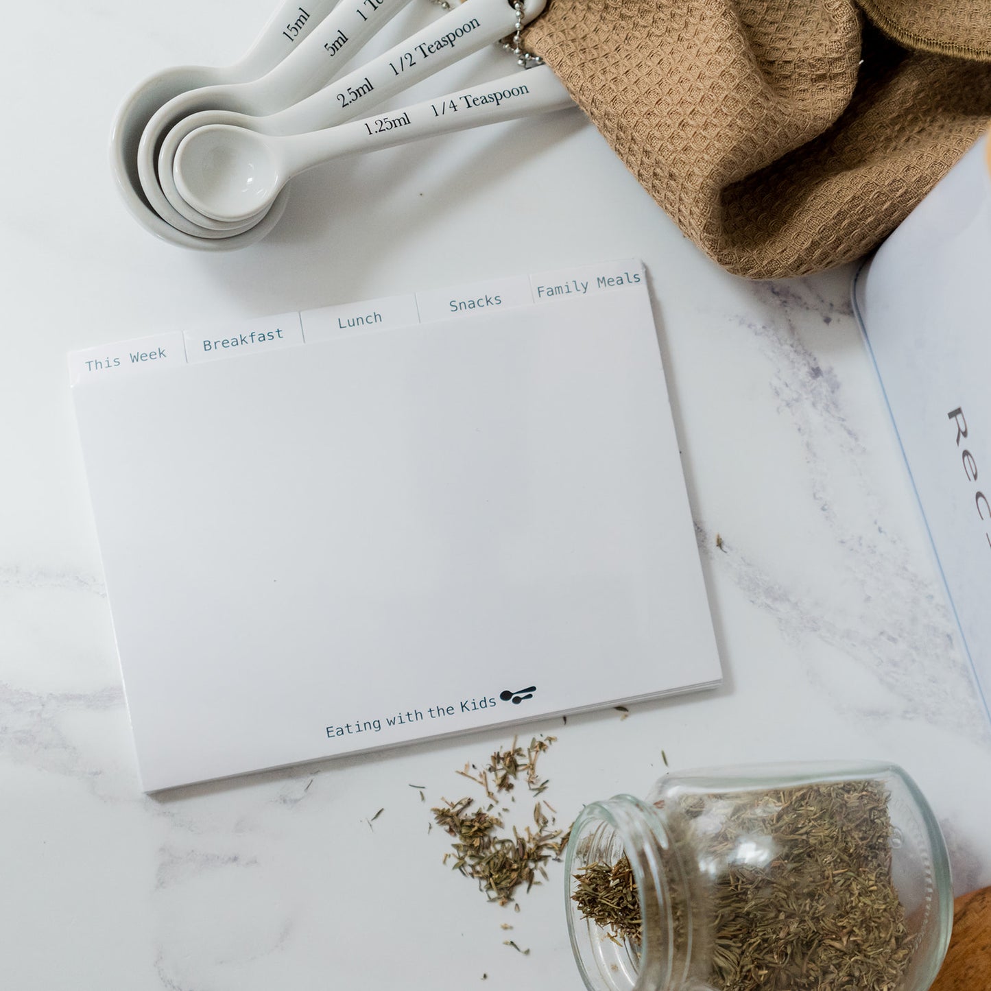 Recipe Card Tin (Dividers Included)