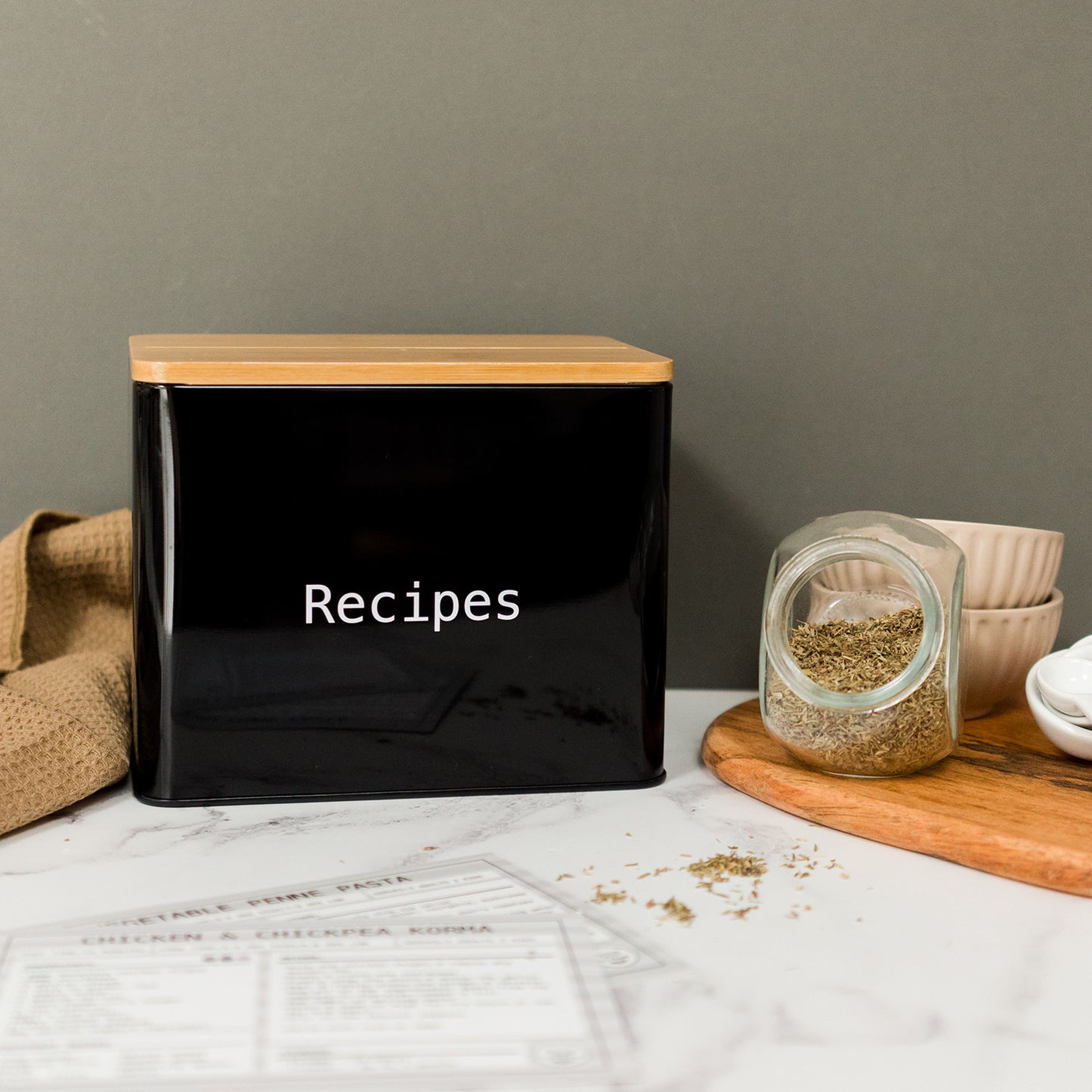 Seconds - Recipe Card Tin