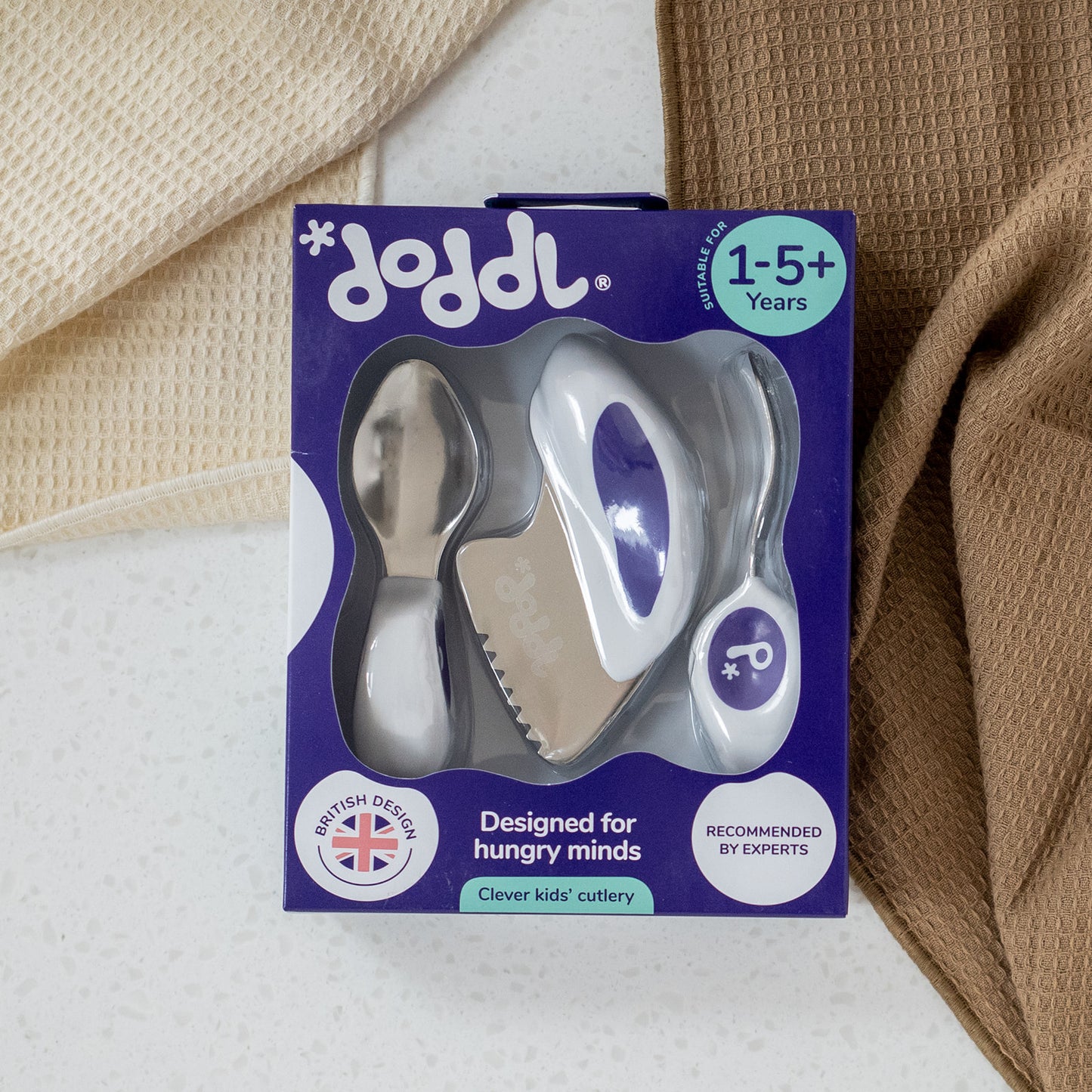 Doddl Children's Spoon, Fork & Knife Set