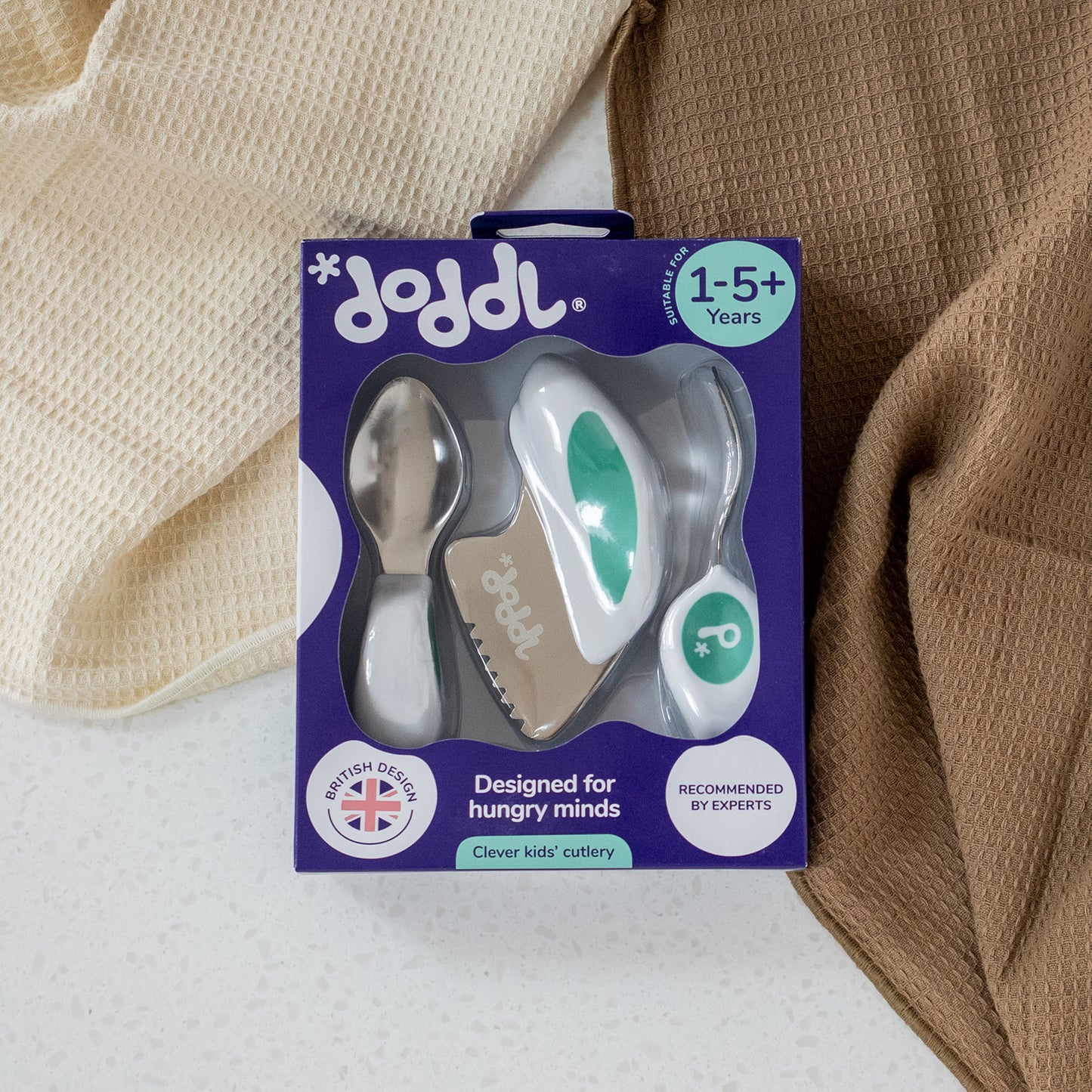 Doddl Children's Spoon, Fork & Knife Set