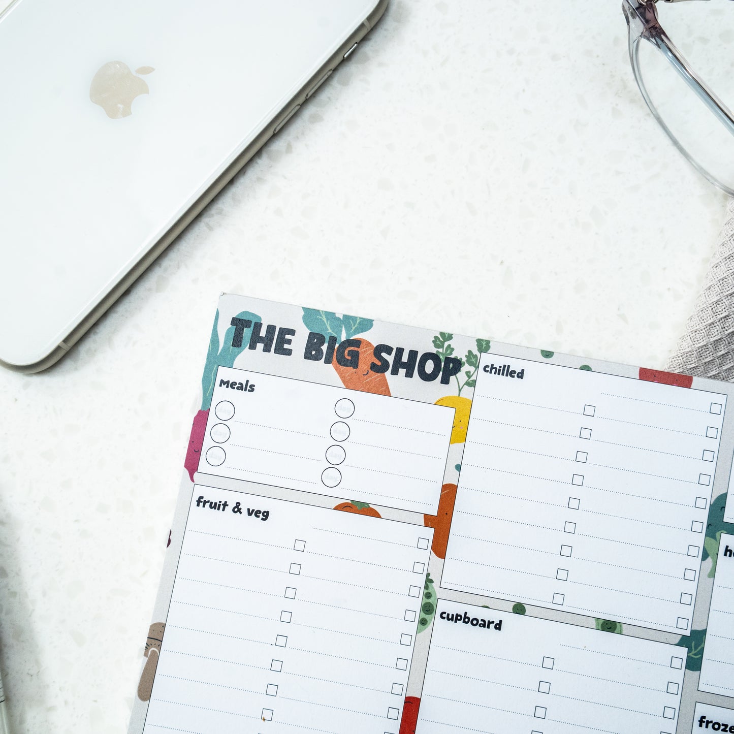 A5 'THE BIG SHOP' Shopping List