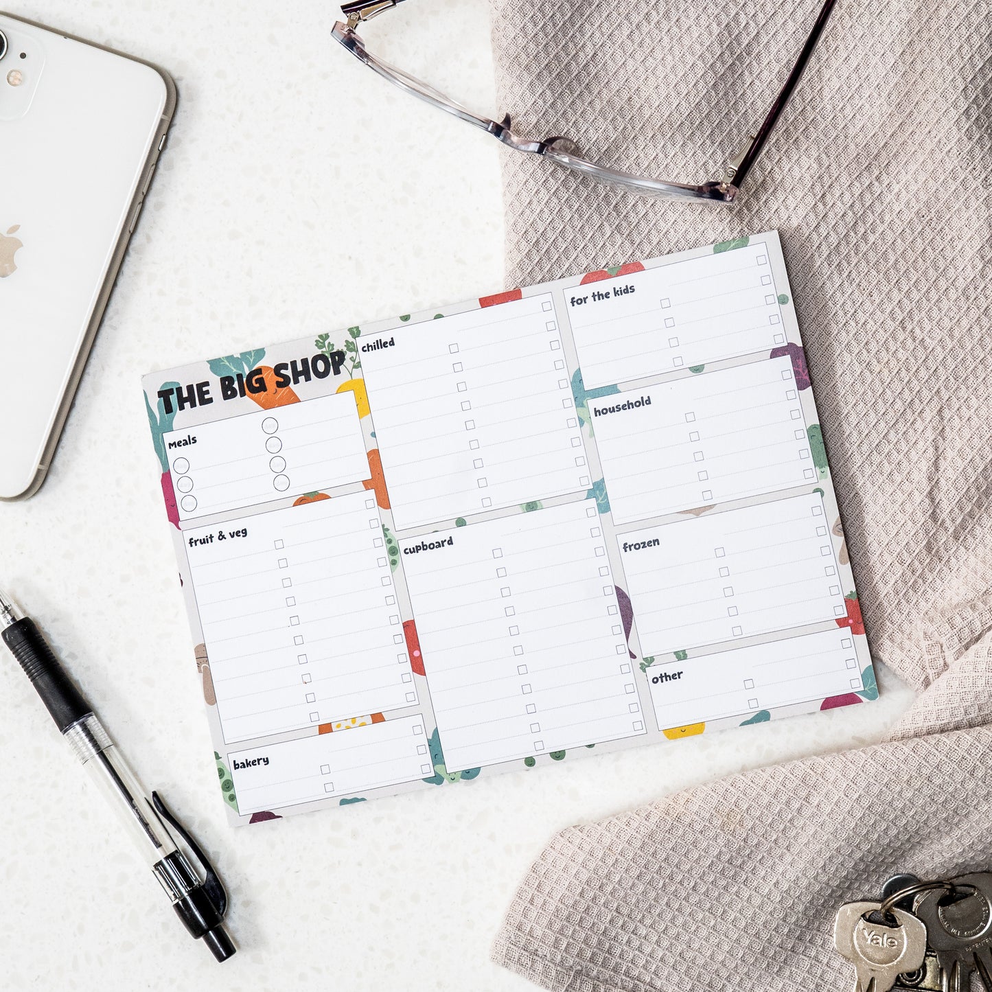 A5 'THE BIG SHOP' Shopping List
