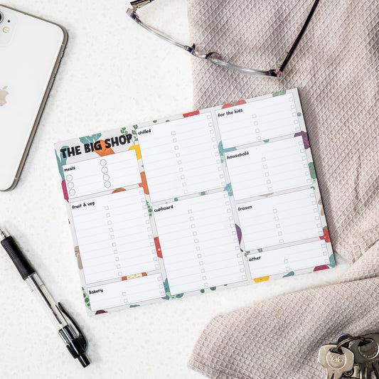 A5 'THE BIG SHOP' Shopping List