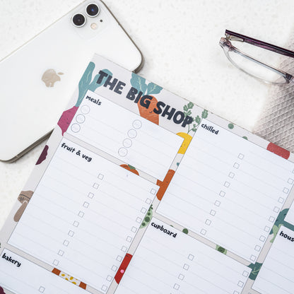 A4 'THE BIG SHOP' Shopping List