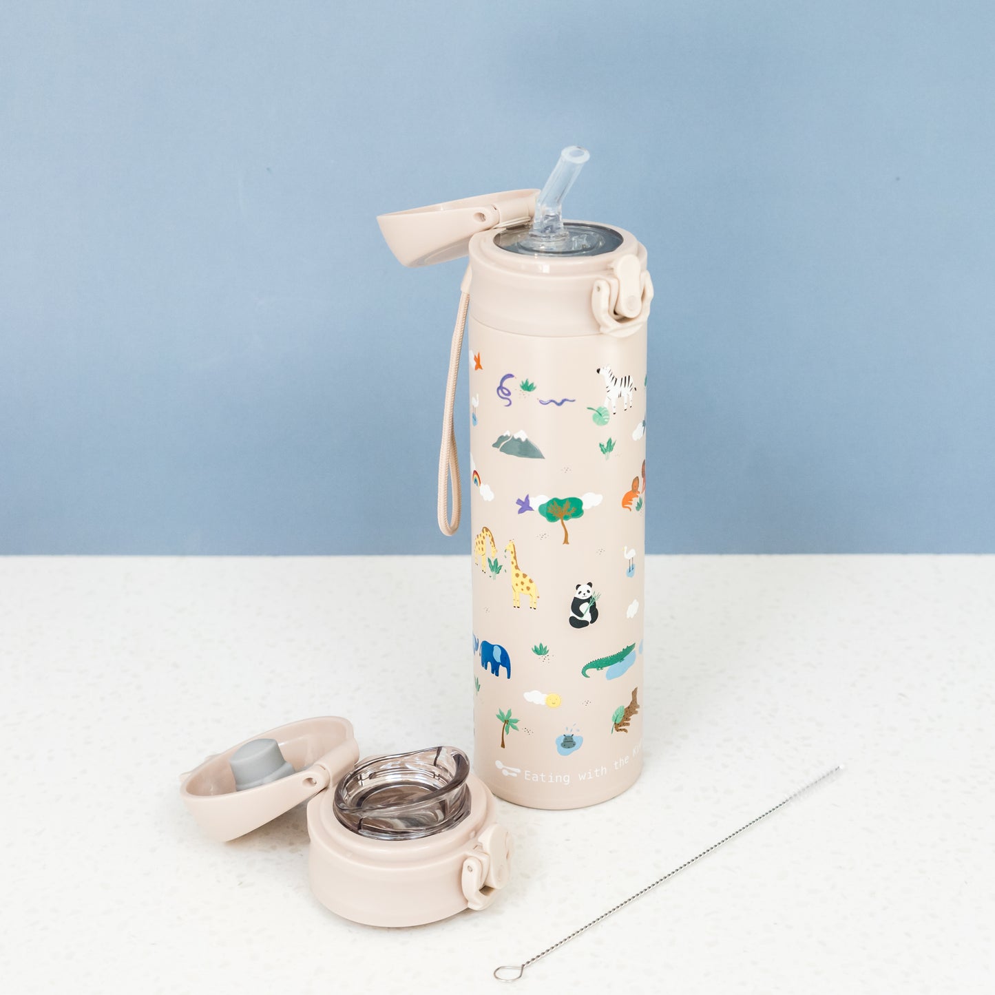 Kids 500ml Stainless Steel Water Bottle (4+)