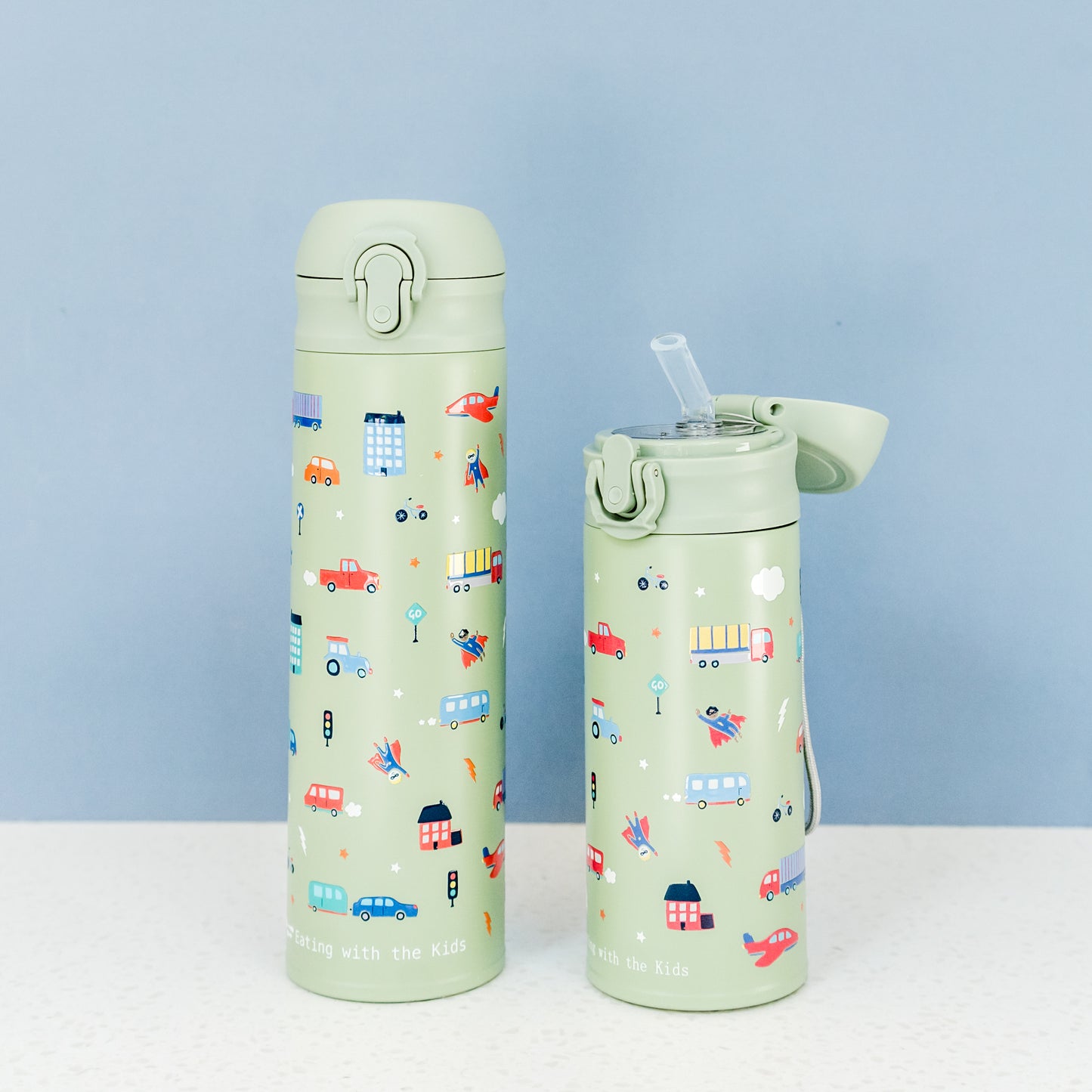 Kids 500ml Stainless Steel Water Bottle (4+)