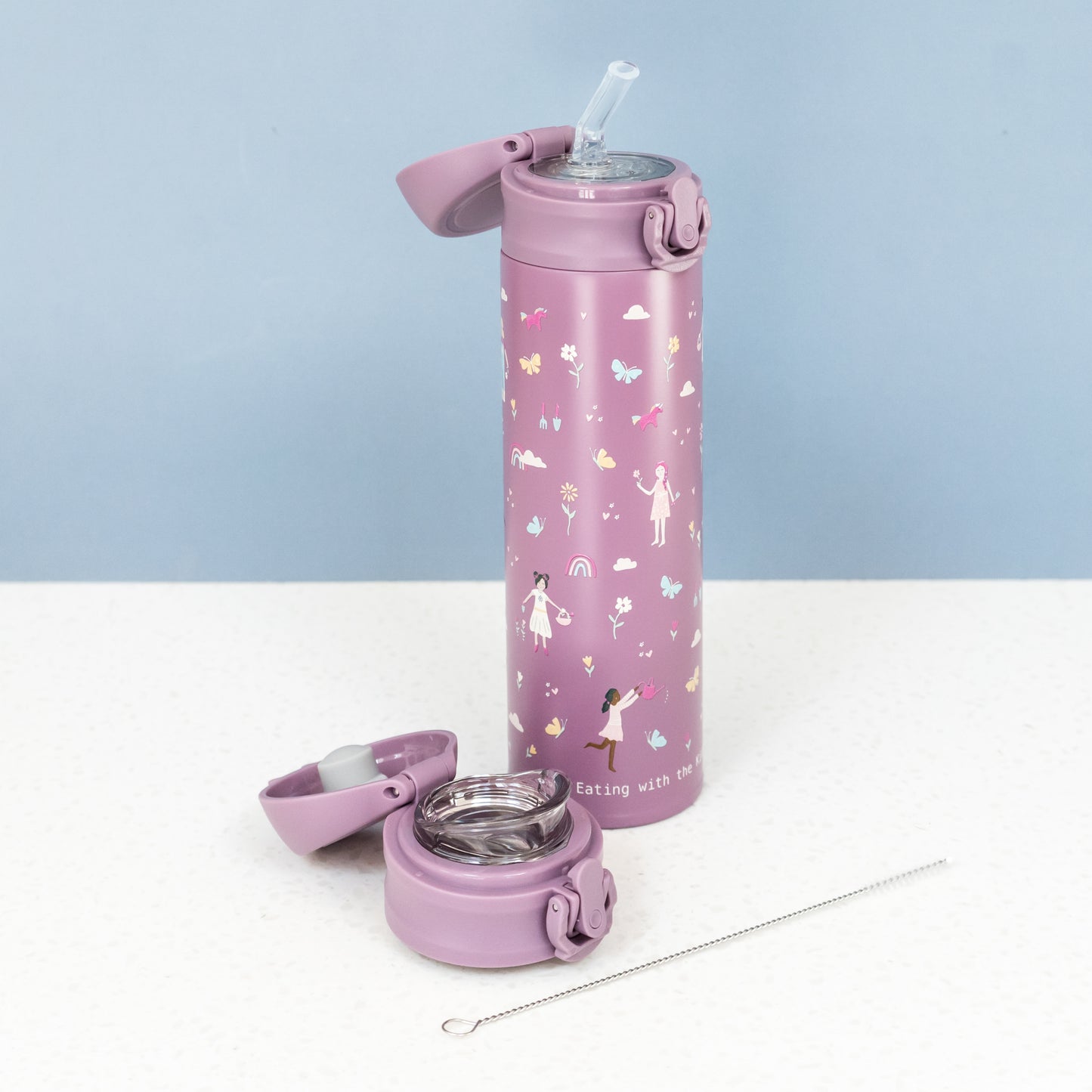 Kids 500ml Stainless Steel Water Bottle (4+)