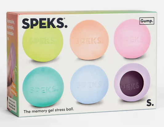 SPEKS Mini Gump Balls – 6 Pack 4cm Squishy Sensory Stress Balls