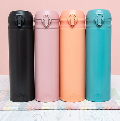 500ml Stainless Steel Water Bottle (Plain Colours)