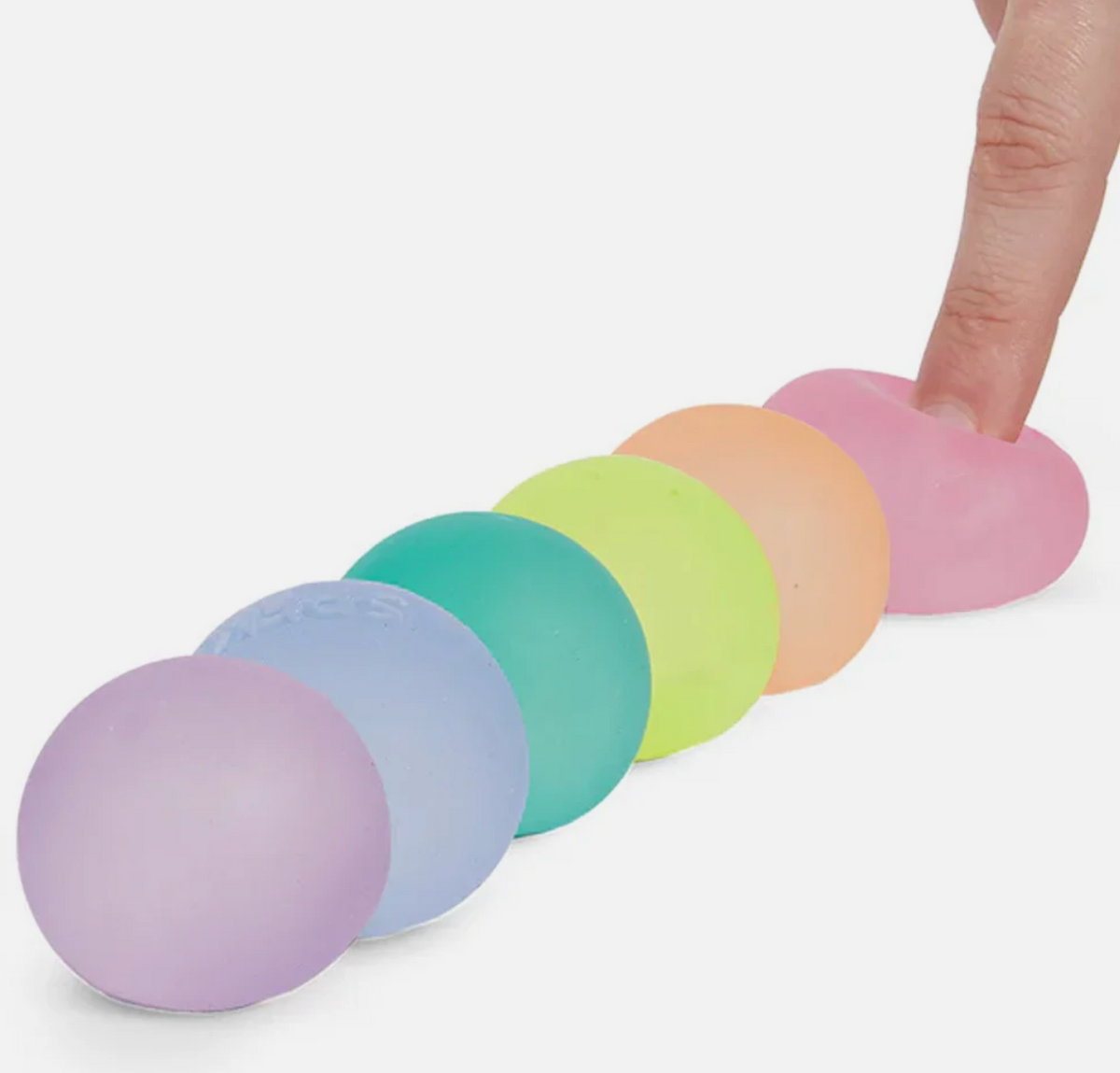 SPEKS Mini Gump Balls – 6 Pack 4cm Squishy Sensory Stress Balls