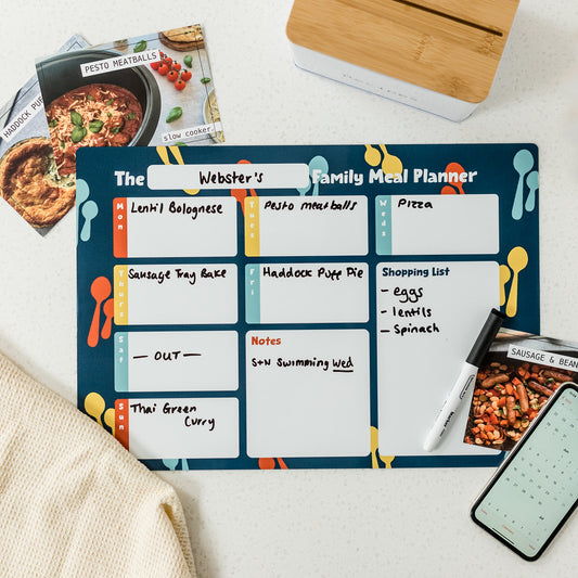 Wipeable Weekly Meal Planner