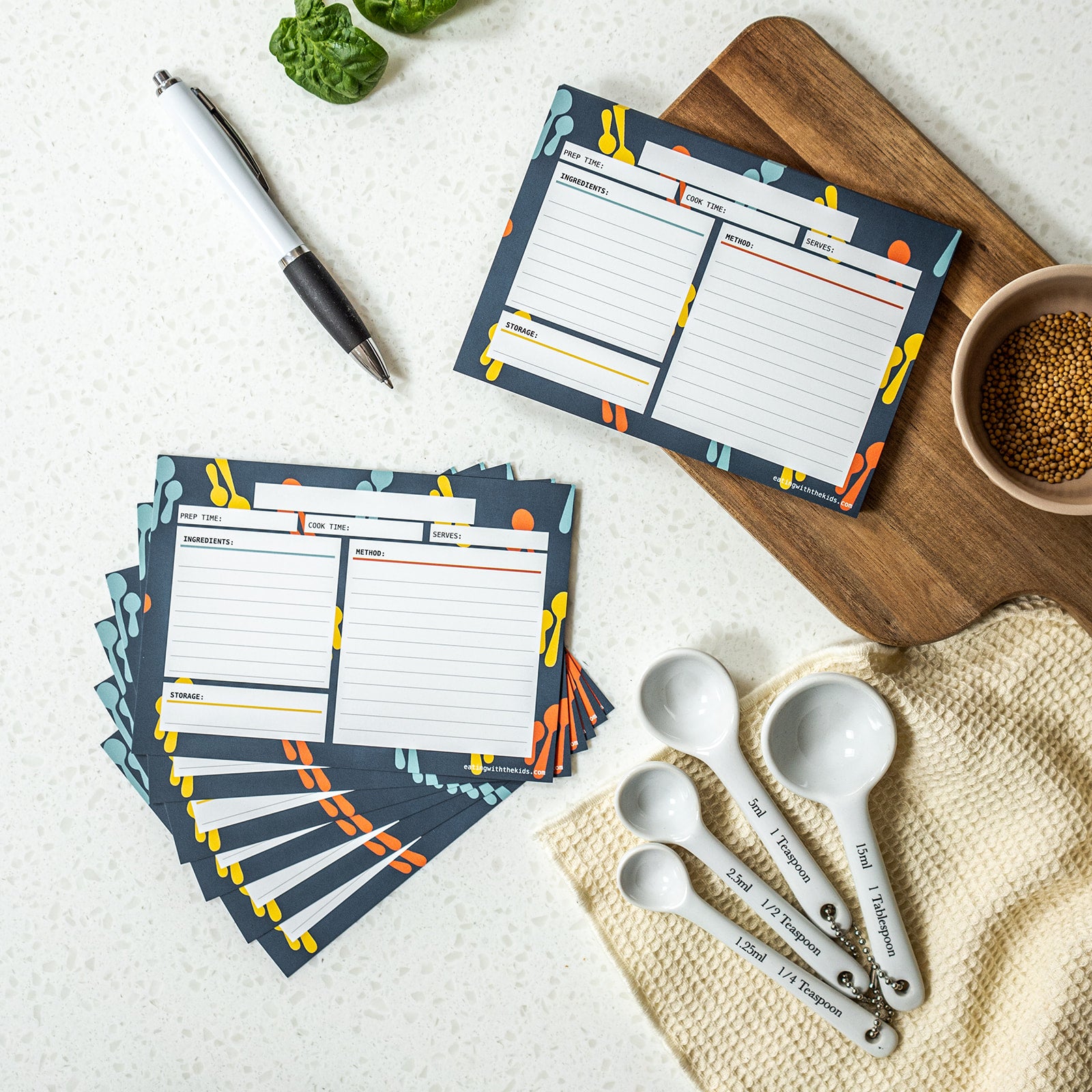 Blank Recipe Cards – Eating with the Kids
