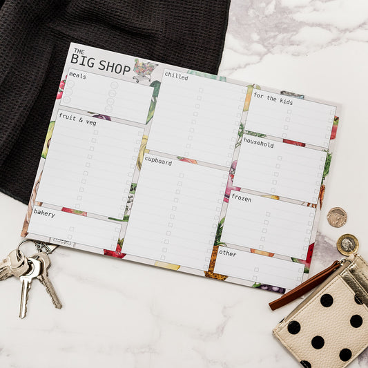 A4 'THE BIG SHOP' Shopping List
